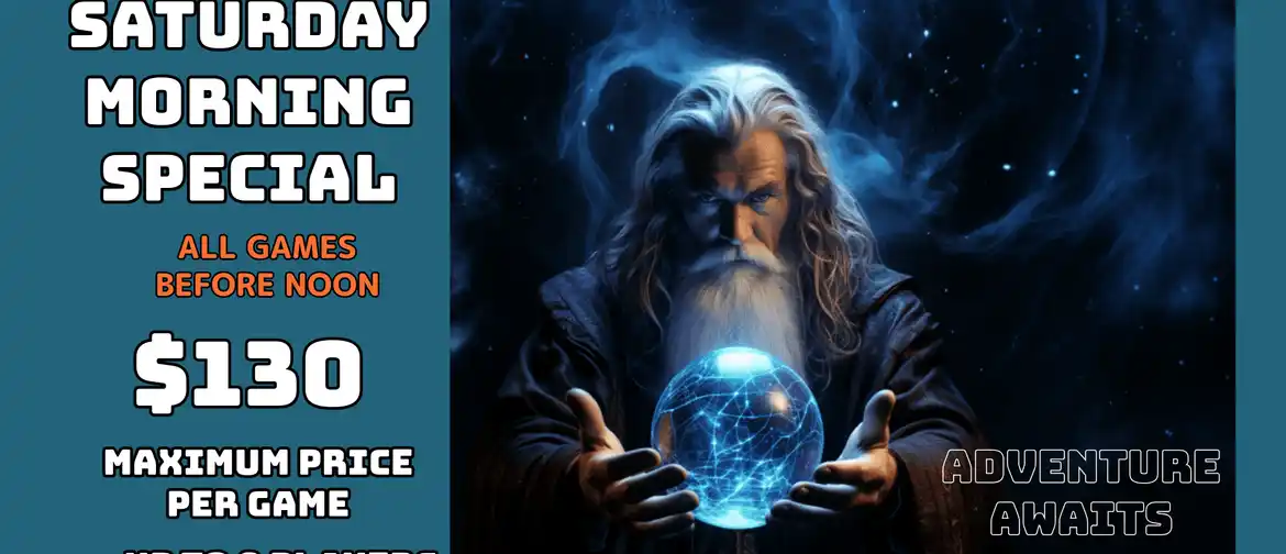 Saturday Morning Special Deal - Wizard with Crystal Ball